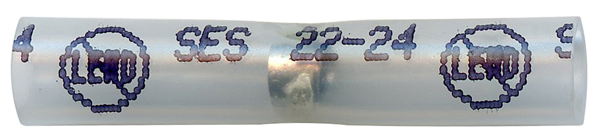 MasterLink&reg; Lead Free Ultra Seal & Solder Butt Connectors - 24-22 ga - Clear